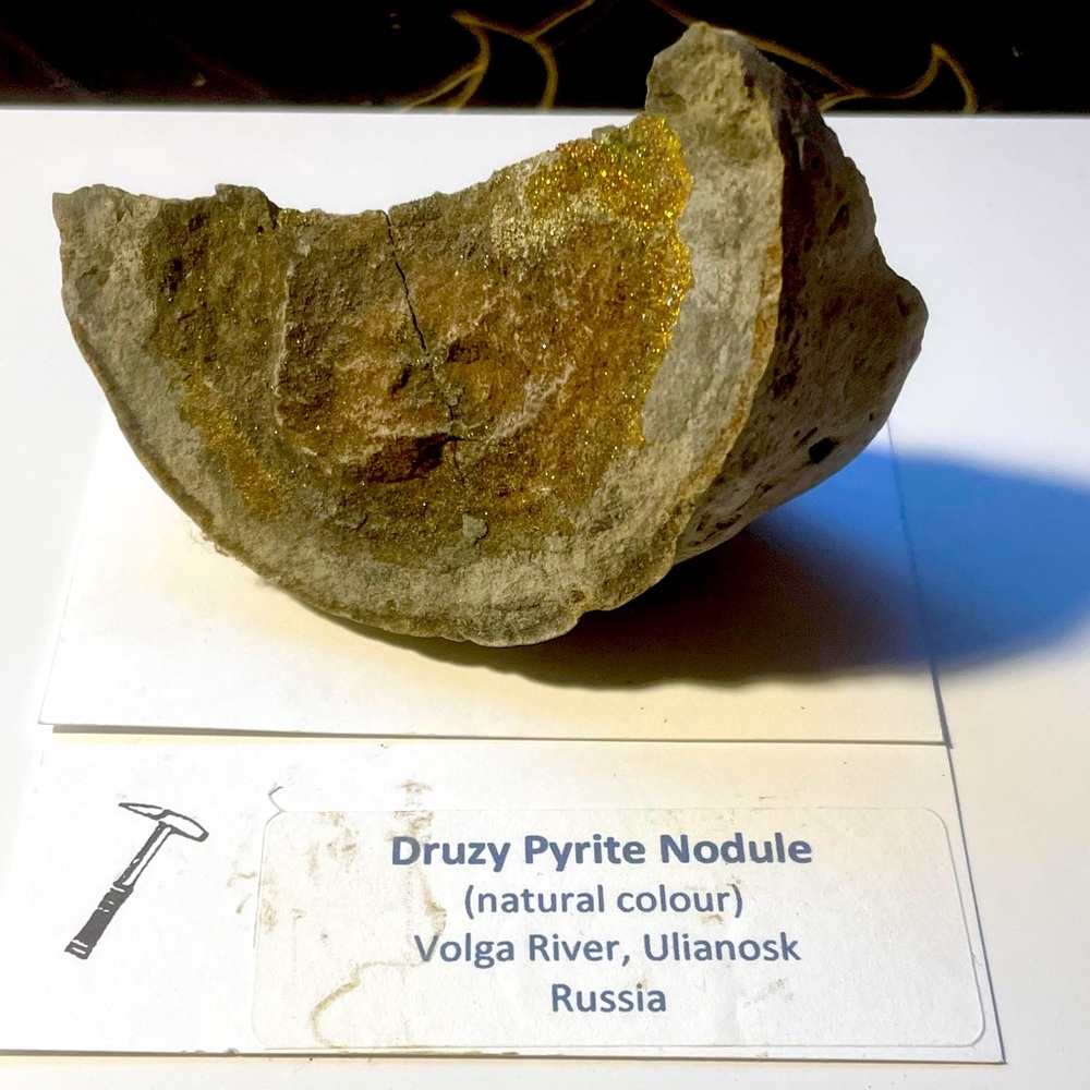 Druzy Pyrite Nodule